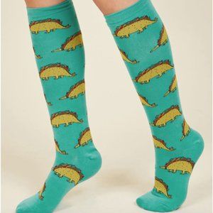 NWOT Modcloth 'Dino In or Carry Out?' Socks